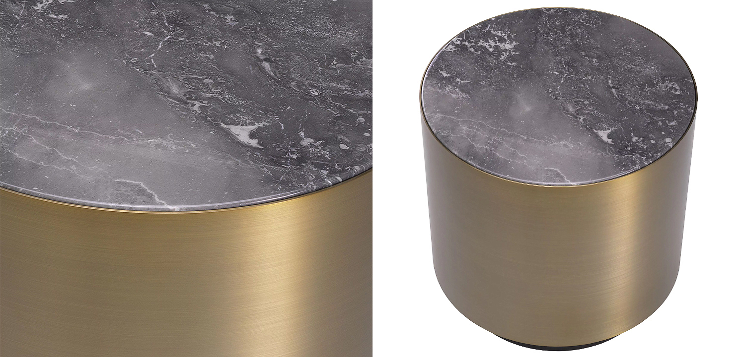 Приставной столик Eichholtz Side Table Porter Round Приставной столик Eichholtz Side Table Porter Round - Loft-Concept в Тюмени