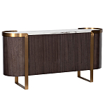 Комод  округлой формы с дверцами Chest of Precious Breed варинант исполнения - 2 | Loft Concept в Тюмени