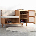 Комод с мягким  сиденьем и нишей для хранения обуви Manual Dresser варинант исполнения - 1 | Loft Concept в Тюмени