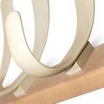 Вешалка настенная с 4-мя бежевыми крючками из пластика Curves Hangers варинант исполнения - 2 | Loft Concept в Тюмени