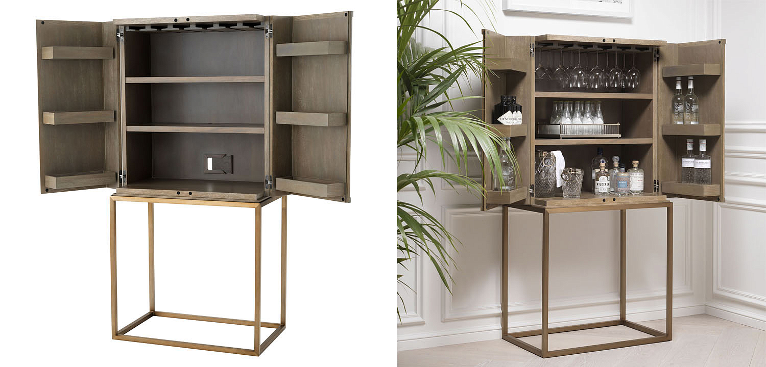 Шкаф для вина Eichholtz WINE CABINET HIGHLAND Шкаф для вина Eichholtz WINE CABINET HIGHLAND - Loft-Concept в Тюмени