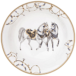 Сервиз обеденный из фарфора с изображением лошадей на 6 персон 23 предмета Porcelain Horse Set варинант исполнения - 6 | Loft Concept в Тюмени