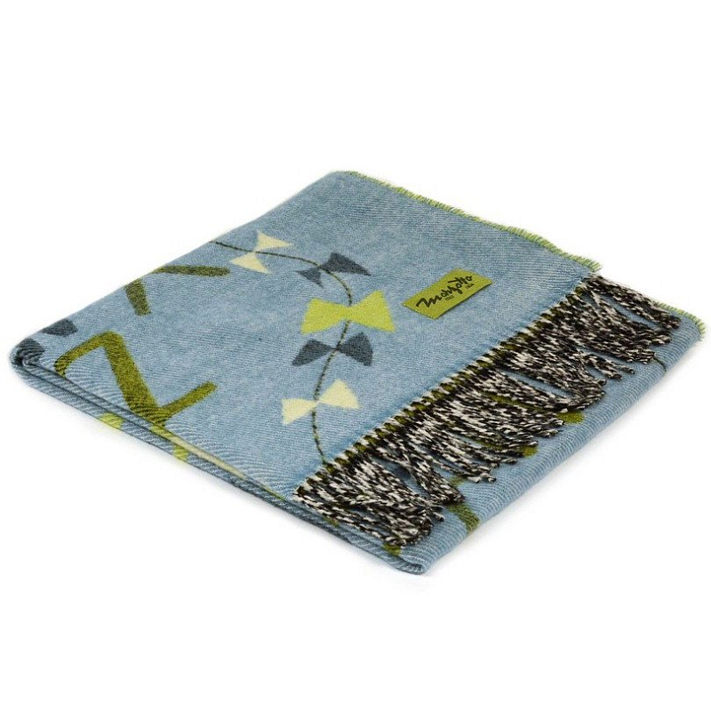 Плед ALP 2 Marzotto Серо-голубой в Тюмени | Loft Concept 