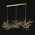 Люстра подвесная из трех частей с металлическими круглыми элементами Terzani Argent варинант исполнения - 4 | Loft Concept в Тюмени