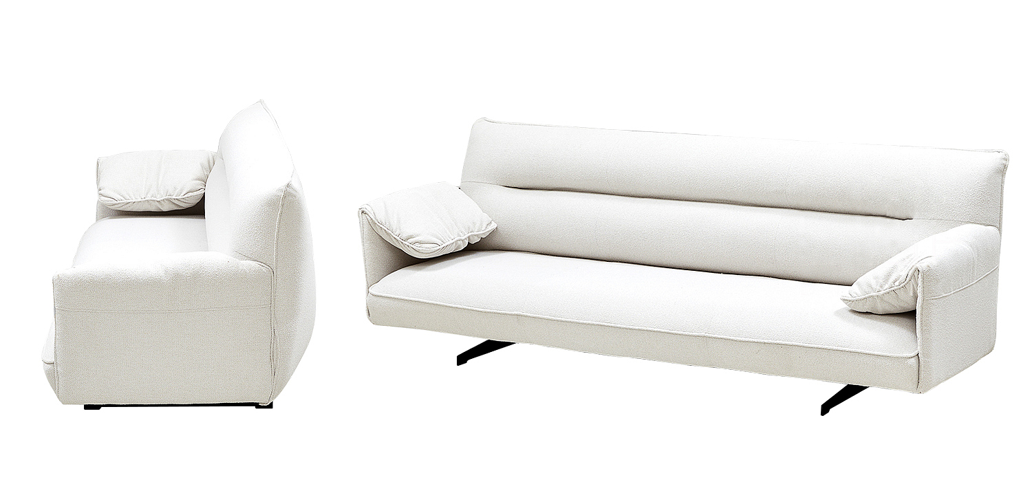 Диван с подлокотниками-подушками Ortega Sofa Белый Диван с подлокотниками-подушками Ortega Sofa Белый - Loft-Concept в Тюмени