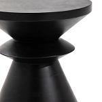Черный приставной столик из массива AMORPHOUS варинант исполнения - 2 | Loft Concept в Тюмени