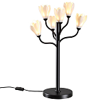 Настольная лампа с ветвями и белыми фарфоровыми цветами Floralis варинант исполнения - 3 | Loft Concept в Тюмени