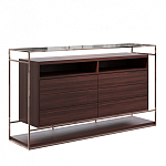 Дизайнерский комод в металлическом каркасе Valerian варинант исполнения - 1 | Loft Concept в Тюмени