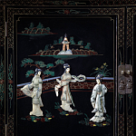 Комод в китайском стиле Chinese Black Chest of Drawers Нидерланды варинант исполнения - 2 | Loft Concept в Тюмени