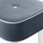 Квадратный мягкий пуф на белых ножках Winton Pouf Square варинант исполнения - 18 | Loft Concept в Тюмени