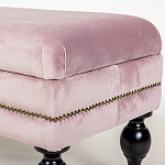 Мягкая банкетка с зоной для хранения Casket Dusty Rose варинант исполнения - 4 | Loft Concept в Тюмени