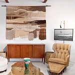 Тканый вручную монументальный настенный гобелен Earth Flow варинант исполнения - 4 | Loft Concept в Тюмени