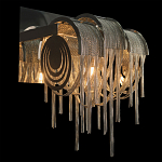 Бра с перфорированными металлическими дугами и цепочками 22 см Atlantis Chain варинант исполнения - 8 | Loft Concept в Тюмени