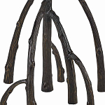 Торшер с цилиндрическим абажуром на каркасе в виде корня растения Curling Light варинант исполнения - 3 | Loft Concept в Тюмени