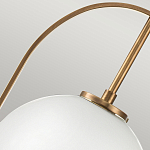 Подвесной светильник с белым плафоном в форме шара в арочной подвеске Hinkley варинант исполнения - 17 | Loft Concept в Тюмени