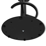 Барный стул вращающийся со спинкой и подлокотниками Douglas Rhombus Синий Велюр варинант исполнения - 7 | Loft Concept в Тюмени