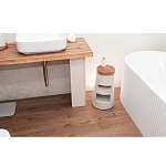 Керамический столик с деревянной столешницей "Пешка" варинант исполнения - 2 | Loft Concept в Тюмени