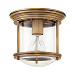 Потолочный светильник для ванных комнат с цилиндрическим стеклянным плафоном и одной лампой Hinkley варинант исполнения - 5 | Loft Concept в Тюмени