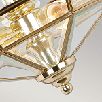 Потолочный светильник шестигранной формы с прозрачными стеклянным плафоном Elstead Lighting варинант исполнения - 11 | Loft Concept в Тюмени