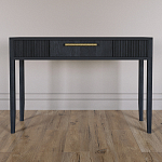 Элегантная Консоль Primo с выдвижным ящиком Черный дуб варинант исполнения - 1 | Loft Concept в Тюмени