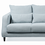 Диван Seldon с мягкими подушками голубое букле варинант исполнения - 4 | Loft Concept в Тюмени