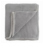 Плед из хлопка серого цвета Waffle Comfort варинант исполнения - 1 | Loft Concept в Тюмени