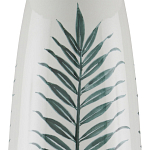 Настольная лампа овальная с тропическим принтом Stylized Aalm Leaves Motif варинант исполнения - 1 | Loft Concept в Тюмени