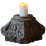 Подсвечник из массива тика Antique Solid Teak Candle Holder варинант исполнения - 1 | Loft Concept в Тюмени