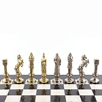 Шахматы Ренессанс с доской из натурального мрамора Decorative Thematic Chess варинант исполнения - 2 | Loft Concept в Тюмени
