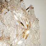 Люстра с декором из текстурированного стекла Textured Glass Chandelier 8 варинант исполнения - 4 | Loft Concept в Тюмени