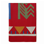 Плед хлопковый по мотивам чувашских орнаментов Ural and Siberian Patterns варинант исполнения - 5 | Loft Concept в Тюмени