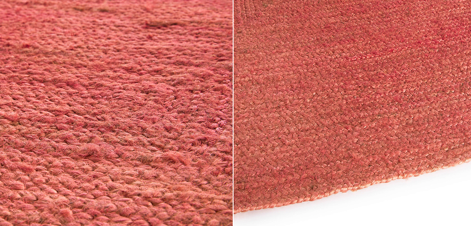 Ковер Rectangular Carpet red 100% джут Ковер Rectangular Carpet red 100% джут - Loft-Concept в Тюмени