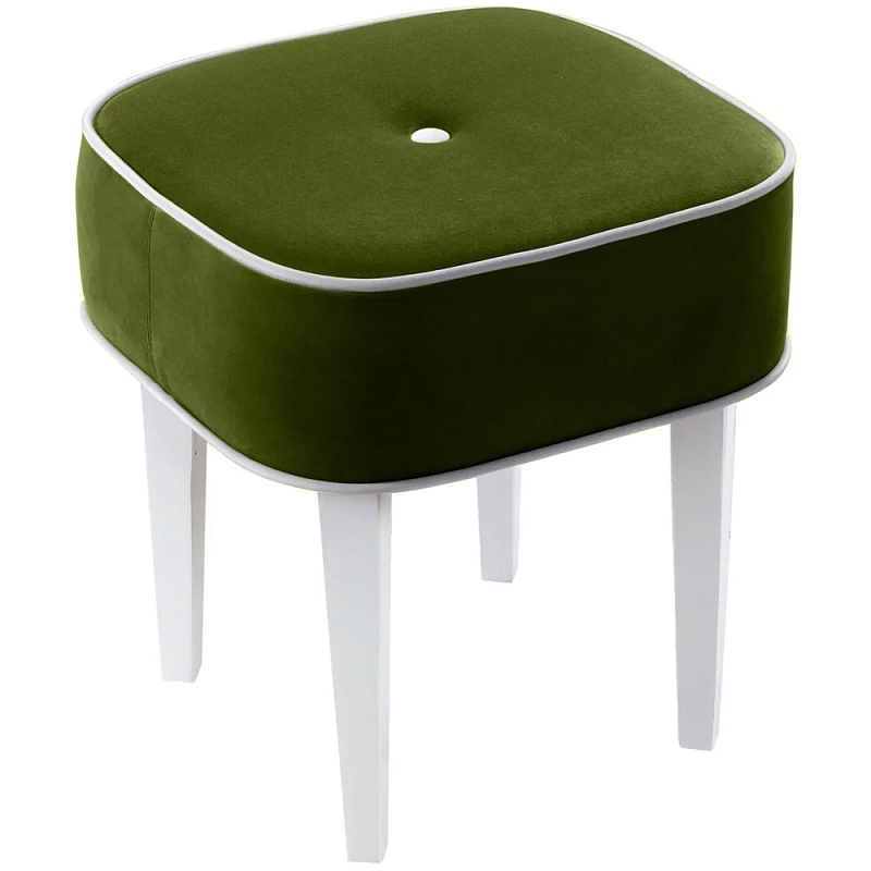 Квадратный мягкий пуф на белых ножках Winton Pouf Square Мульти Квадратный мягкий пуф на белых ножках Winton Pouf Square Мульти в Тюмени | Loft Concept