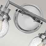 Бра для ванных комнат с прозрачным шарообразным плафоном из стекла с пузырьками на круглом основании Hinkley варинант исполнения - 20 | Loft Concept в Тюмени