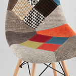 Стул с обивкой в технике пэчворк DSW варинант исполнения - 7 | Loft Concept в Тюмени