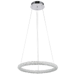 Кольцевая люстра с хрустальным декором Gilbertine Crystal Ring Chandelier варинант исполнения - 4 | Loft Concept в Тюмени