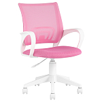 Офисное кресло с основанием из белого пластика Desk chairs Pink варинант исполнения - 1 | Loft Concept в Тюмени