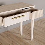 Элегантная Консоль Primo с выдвижным ящиком Светлый дуб варинант исполнения - 4 | Loft Concept в Тюмени