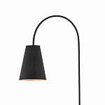 Торшер с изогнутым корпусом на бетонном основании Black Portland варинант исполнения - 1 | Loft Concept в Тюмени