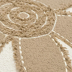 Подушка с цветочным принтом и кисточками Blooming Elegance Harper варинант исполнения - 2 | Loft Concept в Тюмени