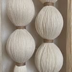 Панно на стену из хлопковых нитей White Morse Wall Hanging  варинант исполнения - 3 | Loft Concept в Тюмени
