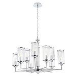 Люстра с 9-ю цилиндрическими стеклянными плафонами Jeanette варинант исполнения - 7 | Loft Concept в Тюмени