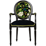 Стул с подлокотниками из бука с изображением птицы и цветов Blooming Birds варинант исполнения - 1 | Loft Concept в Тюмени