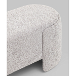 Банкетка Taks букле светло-серый варинант исполнения - 3 | Loft Concept в Тюмени