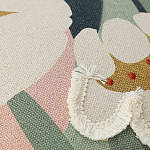 Подушка с цветочным принтом и кисточками Blooming Elegance Daisy варинант исполнения - 2 | Loft Concept в Тюмени