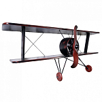 Полка книжная в виде аэроплана в стиле лофт FLY варинант исполнения - 1 | Loft Concept в Тюмени