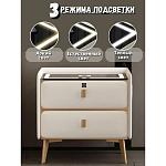 Умная прикроватная тумбочка c зарядкой для телефона Nightstand Smart варинант исполнения - 2 | Loft Concept в Тюмени