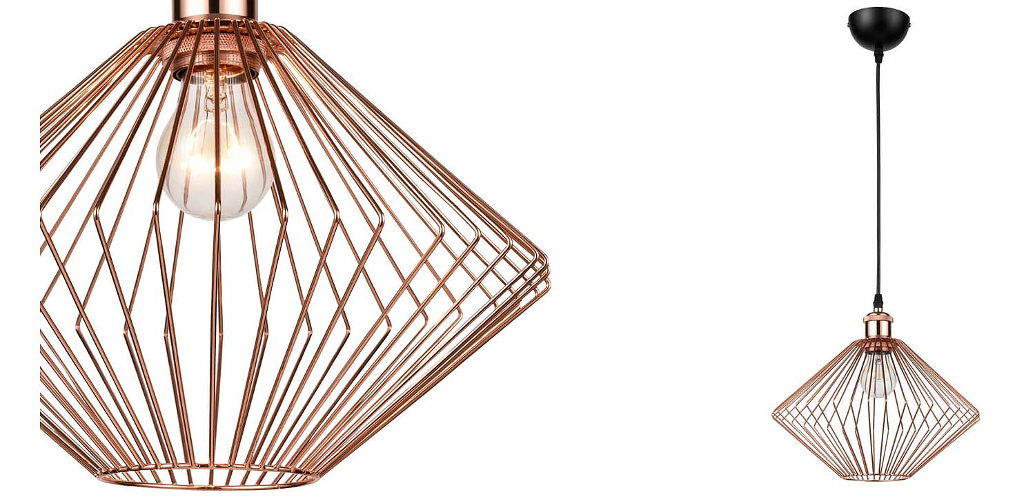 Подвесной светильник Loft Wire Cage pink gold Подвесной светильник Loft Wire Cage pink gold - Loft-Concept в Тюмени