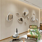 Абстрактная скульптура на стену в виде капли воды Water Outline варинант исполнения - 3 | Loft Concept в Тюмени