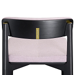 Барный стул из массива ясеня с обивкой из рогожки Elegant Ash Shape варинант исполнения - 4 | Loft Concept в Тюмени